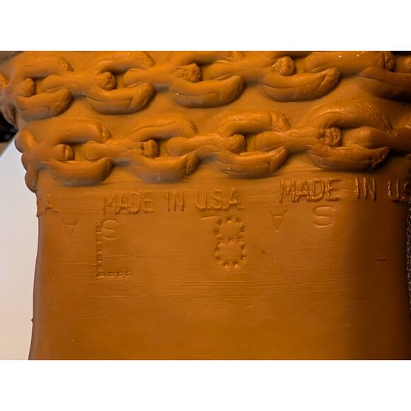 LL Bean NWOT Vintage 70's Insulated Women's Leather 8" Waterproof Hunting Boot - Picture 8 of 9